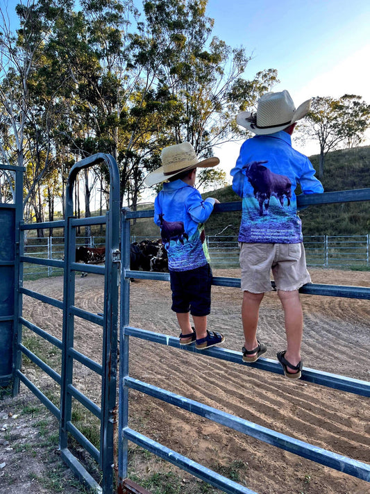 Lazy T Kids Fishing Shirt