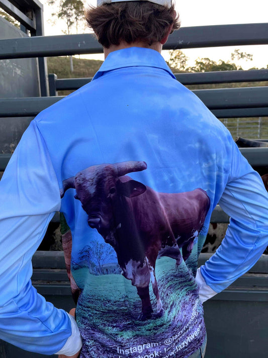 Lazy T Bull Fishing Shirt